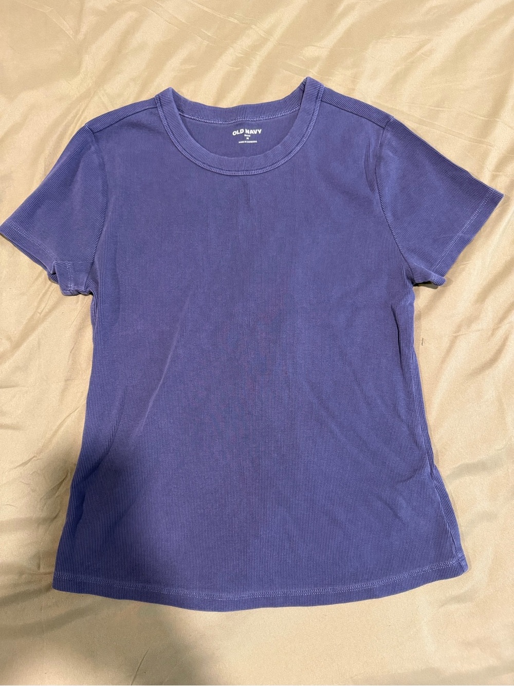 Old Navy Blue Short-Sleeve Crewneck Tee